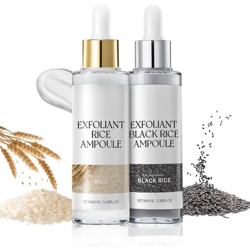 OceAura Peel Glow Rice Exfoliant Ampoule Duo , Sealed Package
